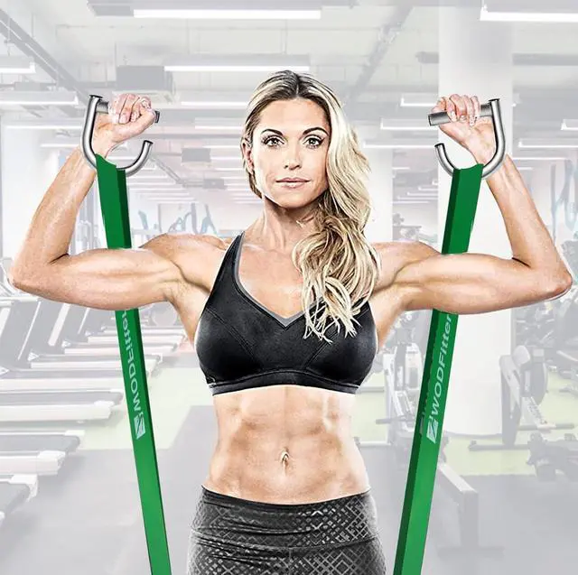 Alt view image 7 of 7 - WODFitters Home Gym Handles - Portable Home Gym Workout Equipment for Resistance Bands - Full Body Workout Kit for Home and Travel - KX10 Handle Set (No Bands)