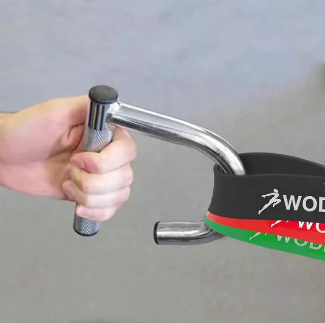 Alt view image 6 of 7 - WODFitters Home Gym Handles - Portable Home Gym Workout Equipment for Resistance Bands - Full Body Workout Kit for Home and Travel - KX10 Handle Set (No Bands)