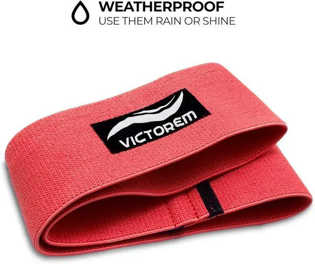 Alt view image 5 of 7 - Victorem Resistance Hip Booty Bands Set - Fabric Bands for Glutes and Legs Exercise - with Digital Workout Guide