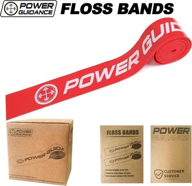Alt view image 7 of 7 - POWER GUIDANCE Muscle Floss Bands - Compression Bands - Mobility & Recovery Bands - for Improving Movement, Increasing Circulation & Reducing Soreness