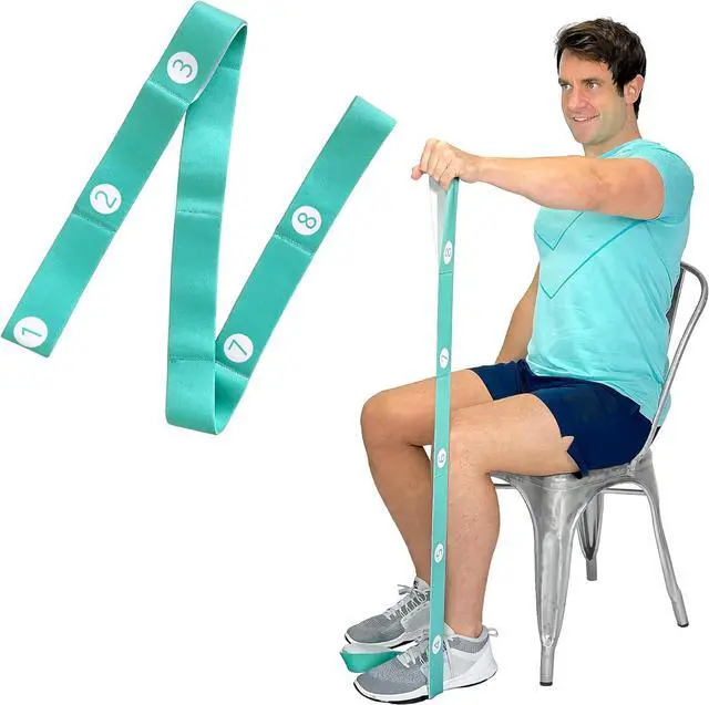 Main image of Resistance Bands for Seniors - Exercise Band to Improve Mobility and Strength - Standing & Chair Exercises for Seniors Including Videos and Printable Exercise Instructions