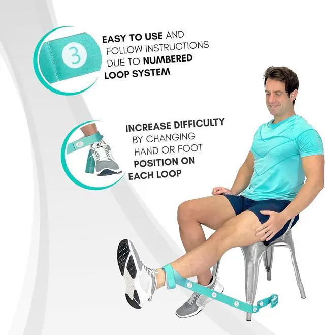 Alt view image 2 of 6 - Resistance Bands for Seniors - Exercise Band to Improve Mobility and Strength - Standing & Chair Exercises for Seniors Including Videos and Printable Exercise Instructions