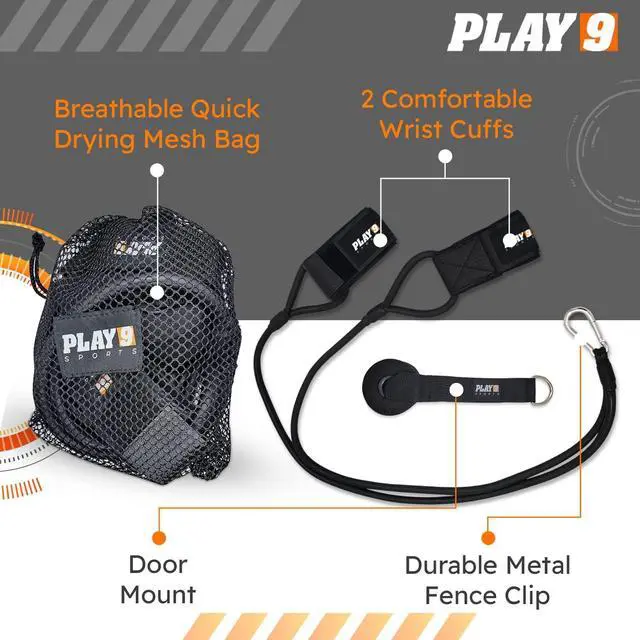 Alt view image 2 of 7 - Play 9 Sports Resistance Exercise Bands Baseball Activation Elastic Training Athletes Equipment Bands