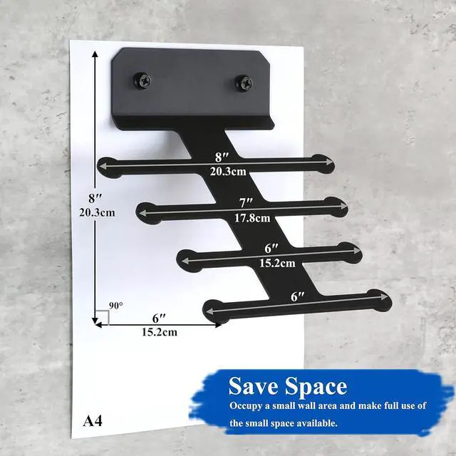 Alt view image 4 of 7 - Resistance Rack Band Storage Hanger Gym Equipment Organizer Pull Up Bands Jump Ropes, Storage Rack for Home Gym