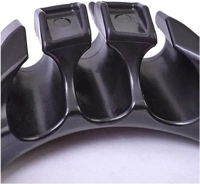 Alt view image 3 of 5 - Lifeline Triple Grip Handles Fit Up to Three Resistance Cables for Continuous Muscle Tension Training , Black/Red