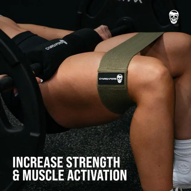 Alt view image 5 of 7 - Hip Bands for Booty Workouts | Non Slip Fabric Band Set with 3 Levels - Resistance Bands for Legs & Hip - for Men & Women