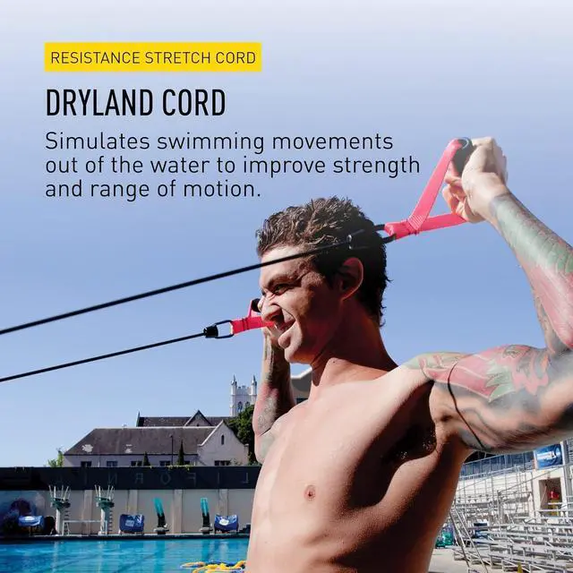 Alt view image 2 of 7 - FINIS Dryland Cords - Swim Resistance Bands for Strength & Flexibility - Simulates Swim Strokes - All Ages