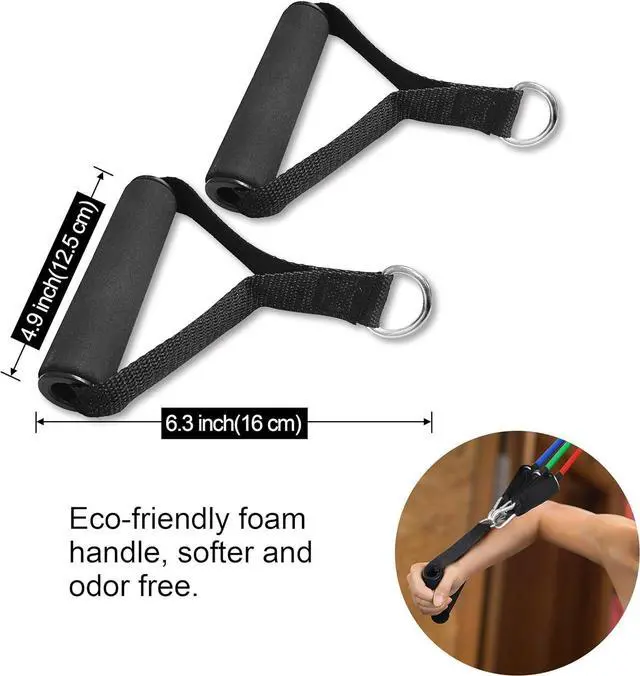 Alt view image 4 of 4 - TheFitLife Exercise and Resistance Bands Accessories - Attachment for Workout Bands, Pull Up Bands, Cable Machines, Strength Training Excersize Equipment