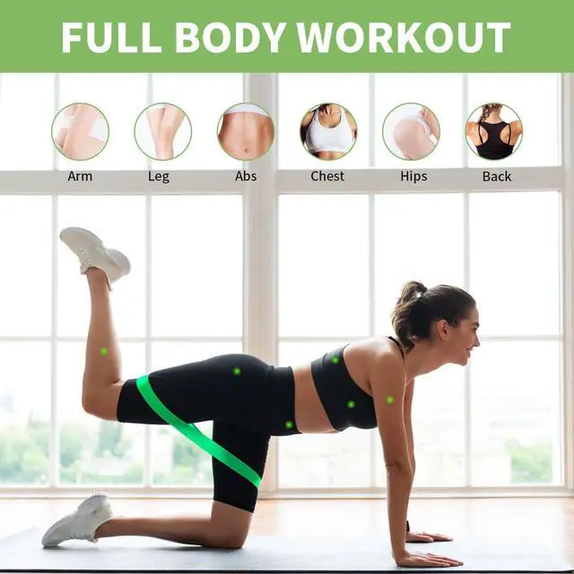 Alt view image 7 of 7 - 100 PCS Bulk Resistance Bands, Loop Exercise Bands Set for Gym Members Sports Class Students Gift, 5 Pieces Each Set with Storage Bag, Fitness Bands for Outdoor Home Gym Yoga Pilates