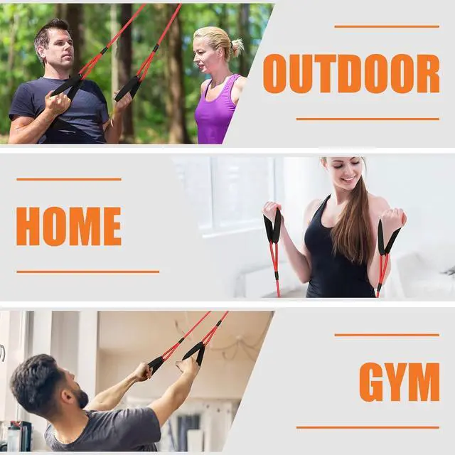 Alt view image 6 of 6 - Skylety 3 Pcs Baseball Resistance Bands Youth & Adult Exercise Baseball Pitching Training Bands, 3 Levels 20/30/50 Lbs