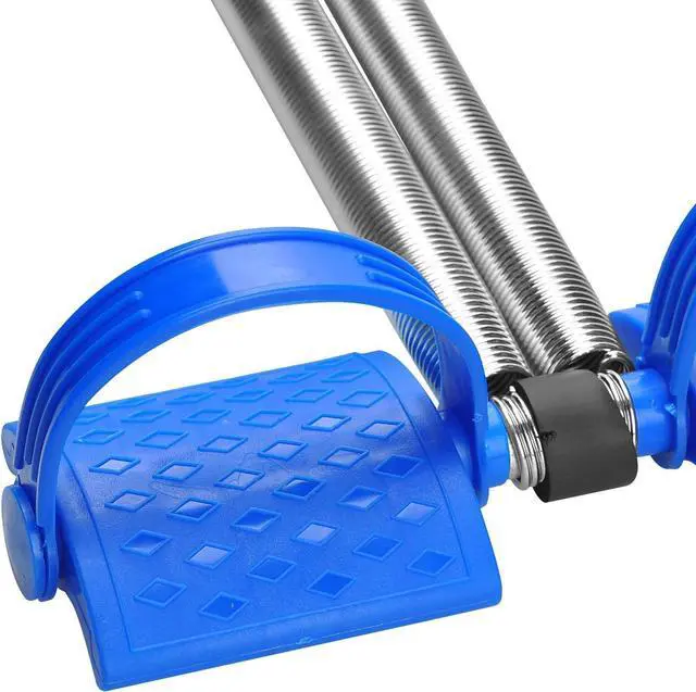 Alt view image 3 of 7 - Elastic Sit Up Equipment, Pull Rope Dual Spring Tension Foot Pedal Sit Up Equipment for Abdominal, Leg Exerciser Tummy Trimmer Sport Fitness Slimming Training Bodybuilding at Home Gym