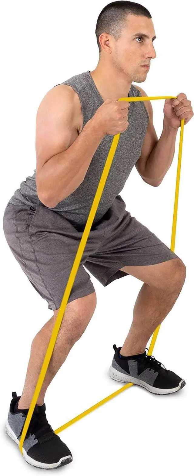 Alt view image 4 of 6 - ProsourceFit Xfit Power Resistance Bands, Heavy Duty 41 Long for Cross-Training, Assisted Pull-Ups, Powerlifting, Mobility, Full Body Workouts and Stretching