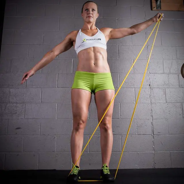 Alt view image 6 of 6 - ProsourceFit Xfit Power Resistance Bands, Heavy Duty 41 Long for Cross-Training, Assisted Pull-Ups, Powerlifting, Mobility, Full Body Workouts and Stretching
