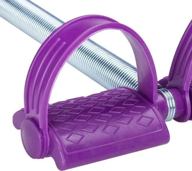 Alt view image 3 of 7 - Elastic Sit Up Pull Rope Pedal Resistance Band Powerful Spring Drawstring Tummy Trimmer Equipment Portable Home Gym with Elastic Bodybuilding Fitness Slimming Training Exercise Bands