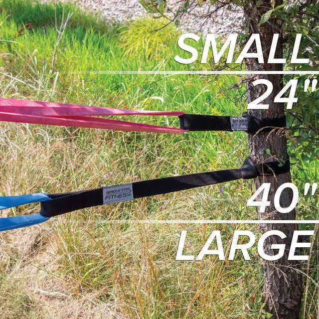 Alt view image 3 of 7 - Serious Steel Fitness Resistance Exercise Band and Resistance Tube Anchors (Strap or Door Anchor)