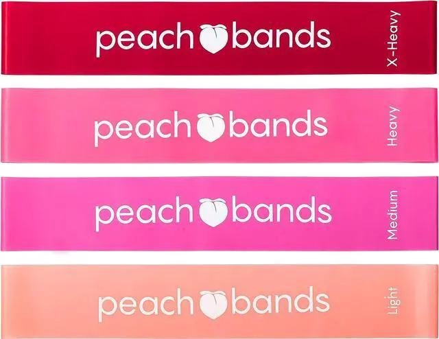 Main image of Peach Bands Resistance Bands Set - Exercise Workout Bands for Legs and Butt