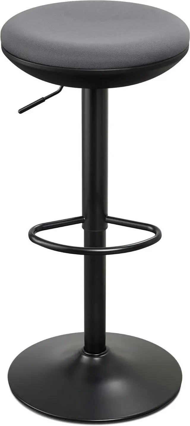 Main image of Standing Desk Chair, Ergonomic Office Stool Adjustable Height, Round 360° Swivel Sit Perching Stool Without Backrest for Bedroom, Kitchen, Living Room (Grey)