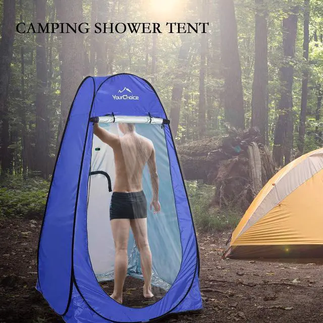 Alt view image 4 of 6 - Your Choice Pop Up Privacy Shower Tent - Portable Changing Tent for Camping, Beach & Hiking - 6.2FT Lightweight with Carry Bag, Quick Setup & Full Coverage