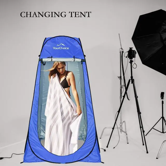 Alt view image 5 of 6 - Your Choice Pop Up Privacy Shower Tent - Portable Changing Tent for Camping, Beach & Hiking - 6.2FT Lightweight with Carry Bag, Quick Setup & Full Coverage