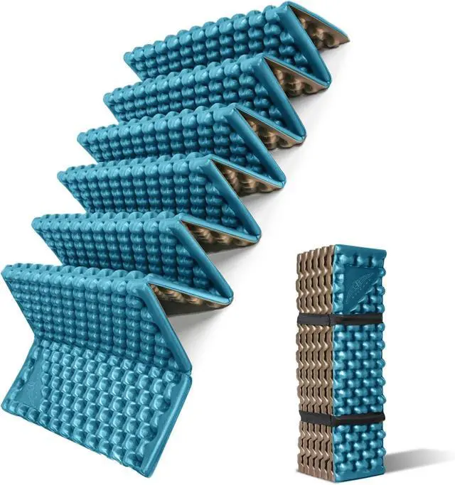 Main image of Foam Camping Pads for Hiking, Ultralight Closed Cell Mattress, Waterproof Soft Mat for Adults, Wide Picnic Yoga Mats, Folding Sleeping Pad for Outdoor Backpacking