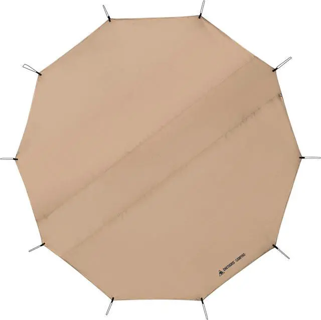 Main image of OneTigris Rock Fortress 6 Person Footprint, Ten-Sided Tent Groundsheet 5000mm Waterproof Ratings