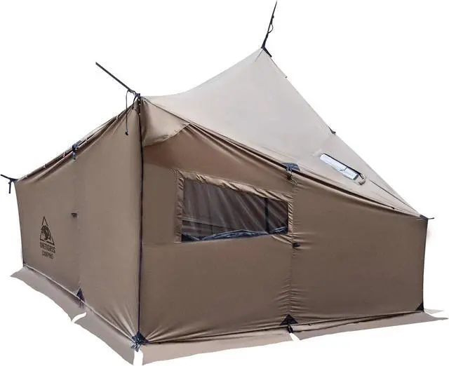 Main image of OneTigris COZSHACK Hot Tent, Large Spacious 4 Person Tent with Stove Jack, Windproof Waterproof Tent for Wood Stove Bushcraft Camping Travel Truck Family