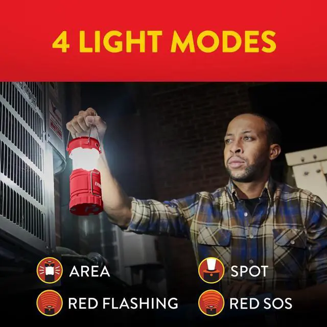 Alt view image 4 of 7 - Eveready LED Camping Lantern 360 PRO (3-Pack), Super Bright Tent Lights, Rugged IPX4 Water Resistant LED Lanterns, 100 Hour Run-time (Batteries Included)