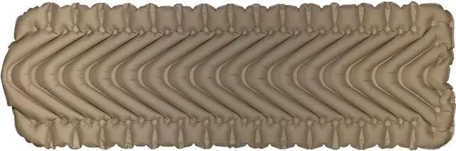 Alt view image 2 of 4 - KLYMIT Insulated Static V Inflatable Sleeping Pad | Comfortable, Lightweight, Easy to Inflate, Portable Air Bed Mattress for Camping, Backpacking and Hiking  Coyote Sand