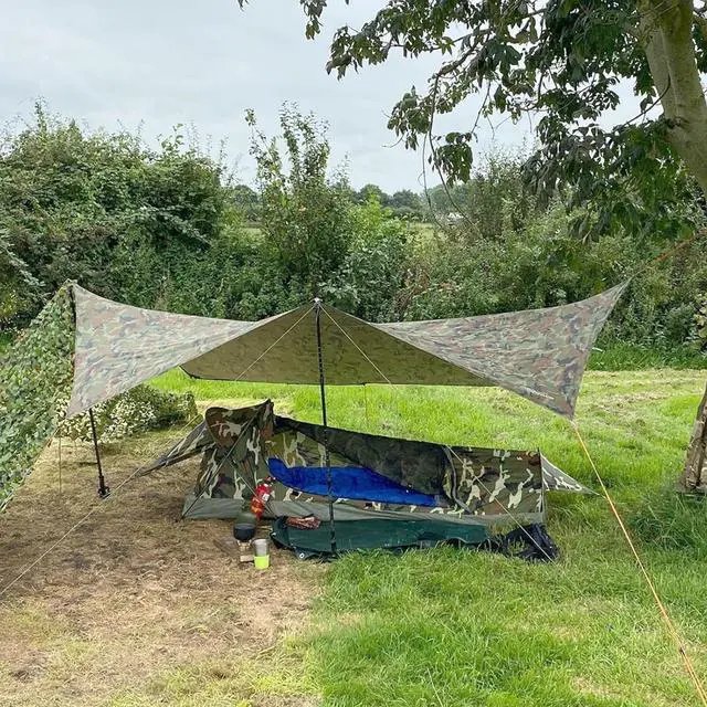 Alt view image 6 of 7 - GEERTOP Ultralight Single Person Bivy Tent for Camp Waterproof 1 Man Tent for Camping Hiking Backpacking Hunting Outdoor Survival Gear - Easy Set Up