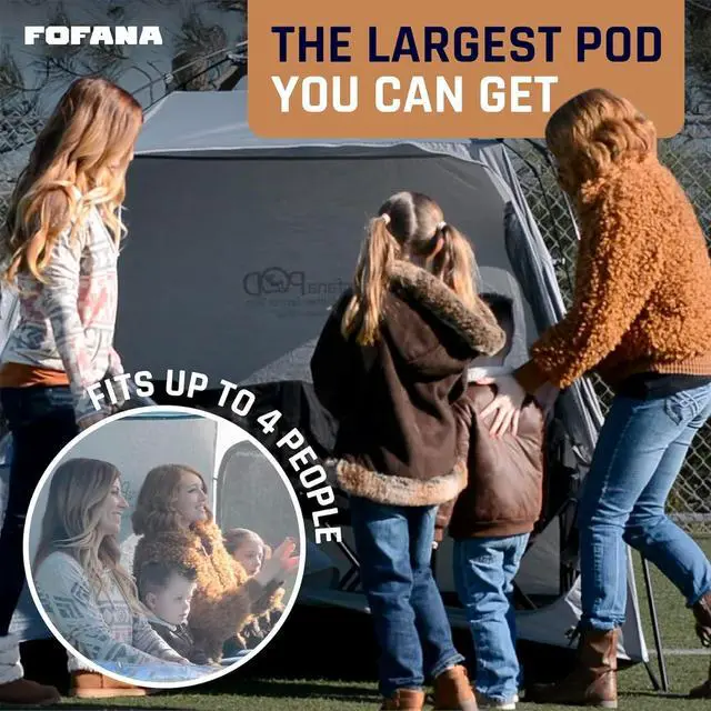 Alt view image 5 of 7 - FOFANA MultiPod - Pop-Up All-Weather Sports Tent - Multipurpose Pod 270 View Multi-Person - Sports Mom and Dad Essentials