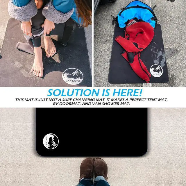 Alt view image 5 of 7 - Malo'o Wetsuit Changing Mat - Perfect for Changing After Surfing, Swimming, or Camping