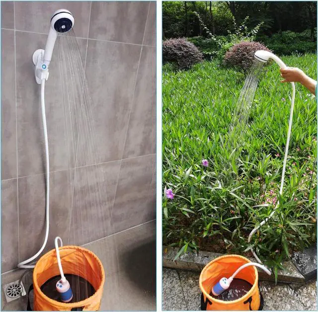 Alt view image 5 of 6 - Iron Hammer Portable Shower Camp Shower Rechargeable Shower Camping Shower pet Shower