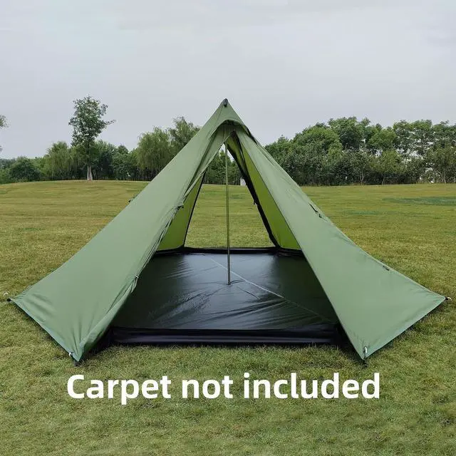 Alt view image 6 of 7 - Longeek 2-4 Person Camping Tent 4 Seasons Backpacking Ultralight Easy Up Hot Teepee