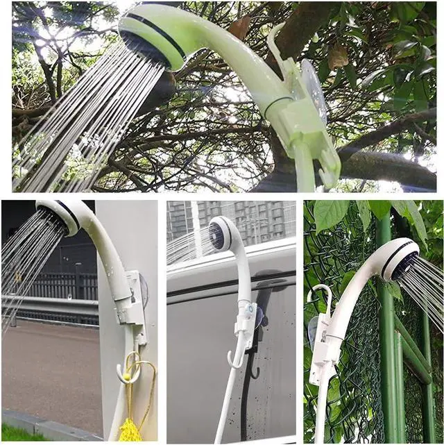 Alt view image 7 of 7 - Iron Hammer Portable Shower Camping Shower Outdoor Shower Handheld Electric Shower