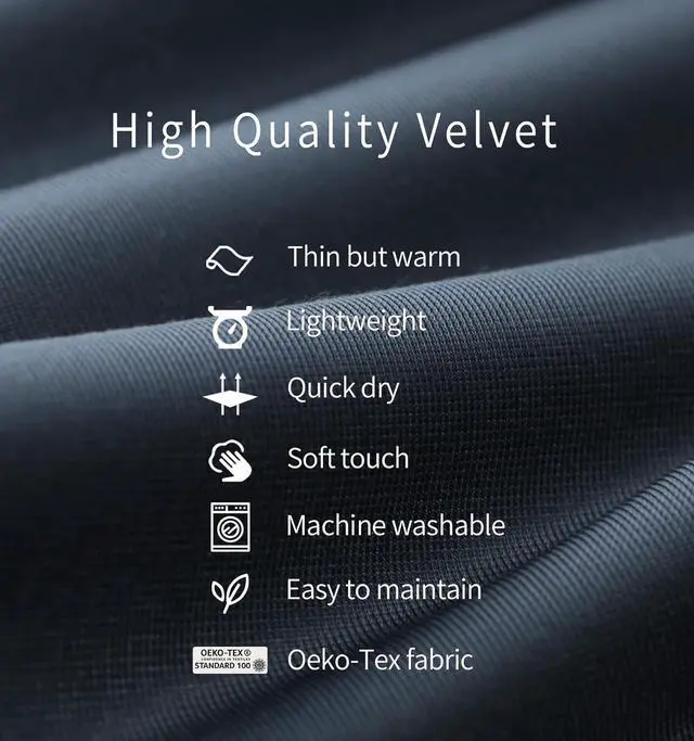 Alt view image 4 of 7 - Velvet Velour Sleeping Bag Liner Add Up to 14°F/ 8°C, Anti Static Mummy Sleeping Sack Backpacking, Camping, Traveling, Hotel, Hostal, Lightweight Sleep Sack with Drawstring Hood E625