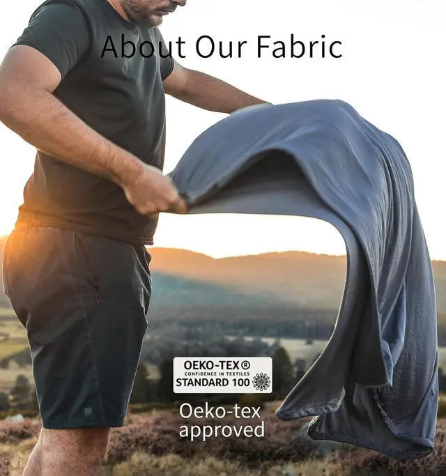 Alt view image 5 of 7 - Velvet Velour Sleeping Bag Liner Add Up to 14°F/ 8°C, Anti Static Mummy Sleeping Sack Backpacking, Camping, Traveling, Hotel, Hostal, Lightweight Sleep Sack with Drawstring Hood E625