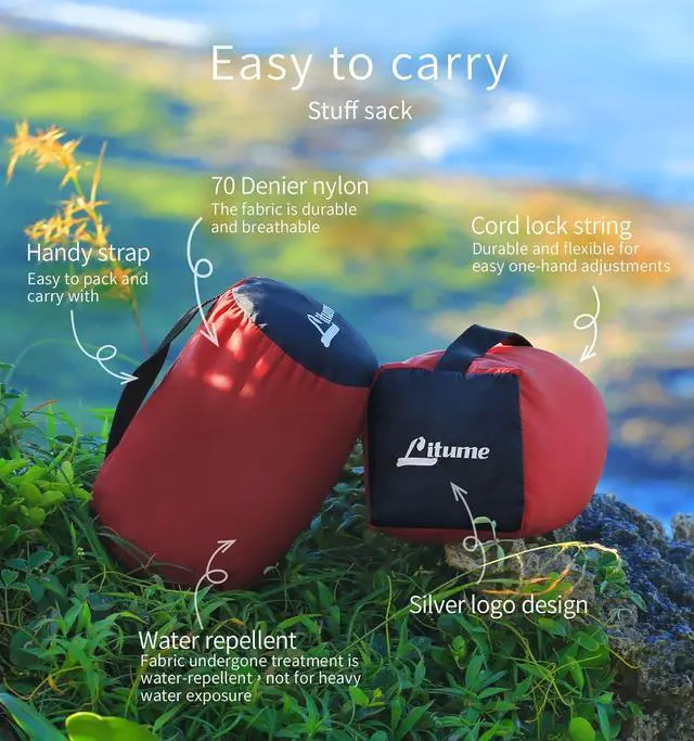 Alt view image 6 of 7 - Velvet Velour Sleeping Bag Liner Add Up to 14°F/ 8°C, Anti Static Mummy Sleeping Sack Backpacking, Camping, Traveling, Hotel, Hostal, Lightweight Sleep Sack with Drawstring Hood E625