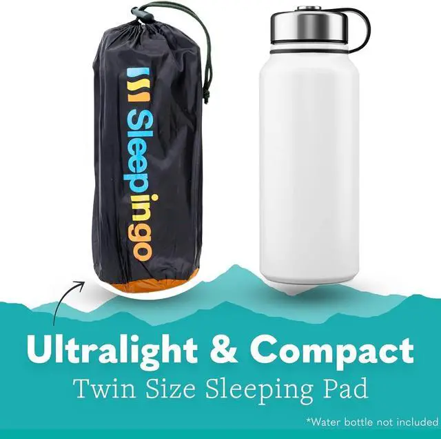 Alt view image 6 of 7 - Ultralight Sleeping Mat - Inflatable & Compact Camping Air Mattress for Backpacking, Hiking
