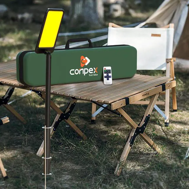 Main image of CONPEX Camping Light, 10000 Lumens Super Bright Range 50 Ft * 50 Ft Meet 4-6 Tent Lighting, Outdoor Telescopic Camping Lights Campsite Camp Area Light Pole