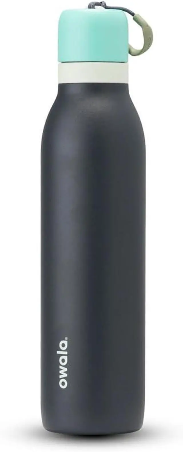 Main image of Owala FreeSip Twist Insulated Stainless Steel Water Bottle with Straw for Sports and Travel, BPA-Free, 24-oz, Blue/Grey (Foggy Tide)