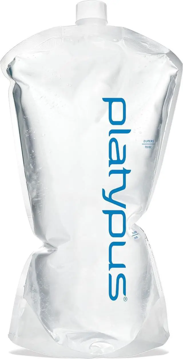 Main image of Platypus Platy 2-Liter Ultralight Collapsible Backpacking Water Bottle