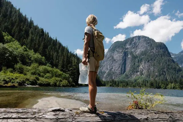 Alt view image 5 of 7 - Platypus Platy 2-Liter Ultralight Collapsible Backpacking Water Bottle