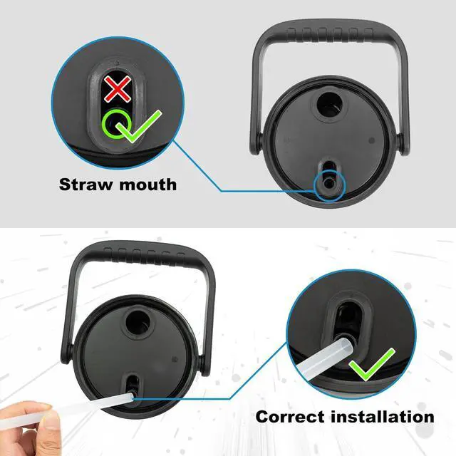 Alt view image 2 of 7 - NATURE PIONEOR One Gallon Water Bottle Insulated - Large Double Vacuum Stainless Steel 128 oz Water Bottle with Holder/Carrier, 1 Gallon Water Jug 2 in 1 LID, Flip Straw and Spout, Wide Mouth