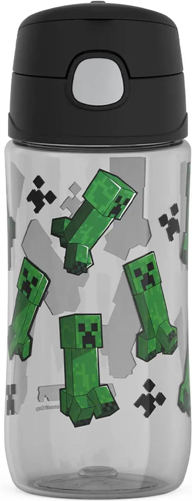Main image of THERMOS FUNTAINER 16 Ounce Plastic Hydration Bottle with Spout, MINECRAFT