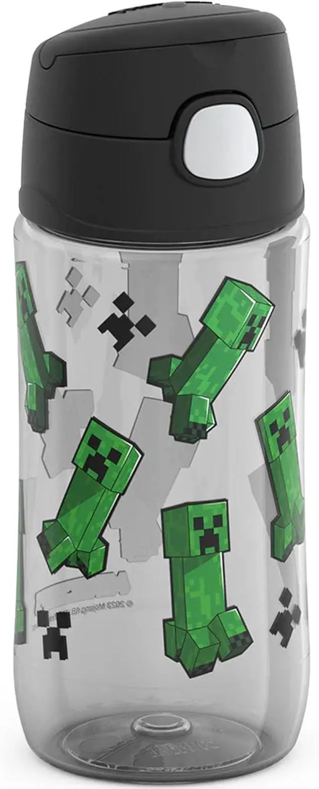Alt view image 2 of 5 - THERMOS FUNTAINER 16 Ounce Plastic Hydration Bottle with Spout, MINECRAFT