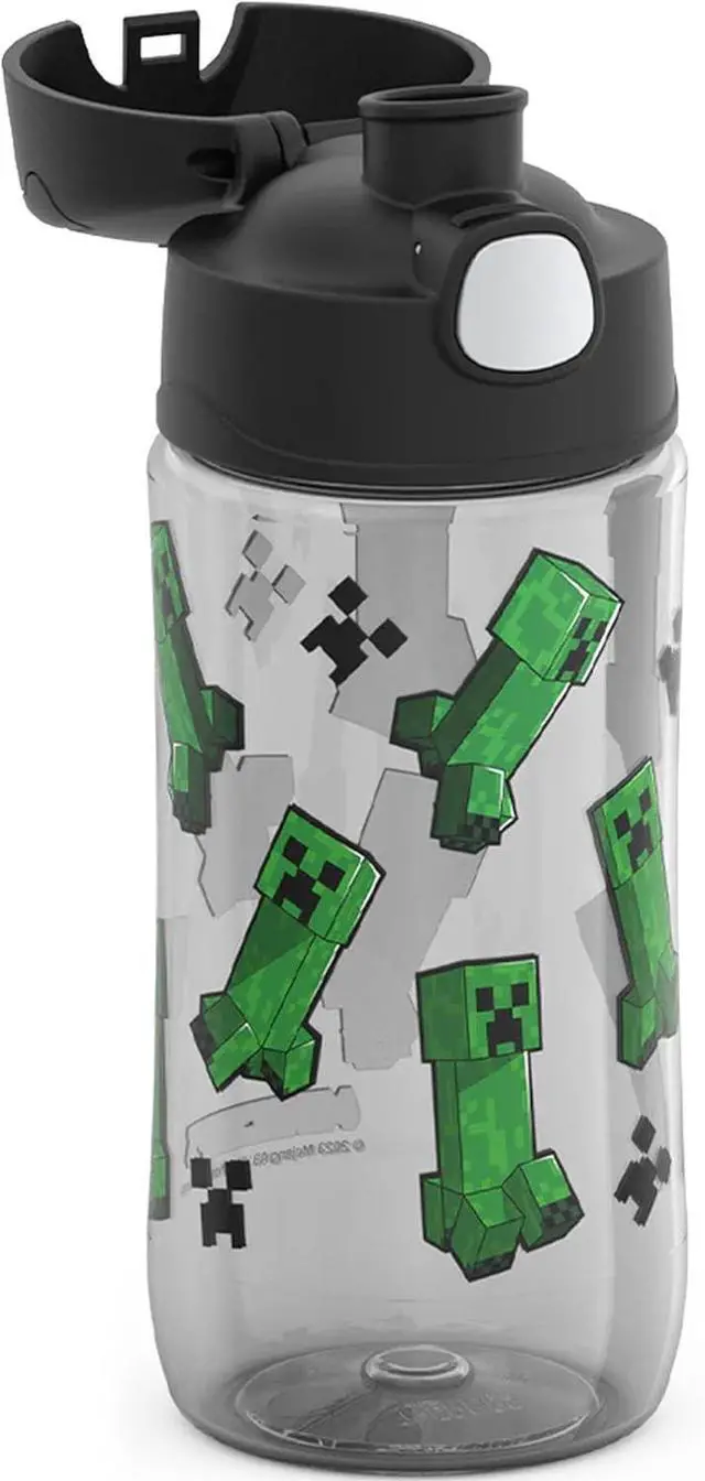 Alt view image 3 of 5 - THERMOS FUNTAINER 16 Ounce Plastic Hydration Bottle with Spout, MINECRAFT