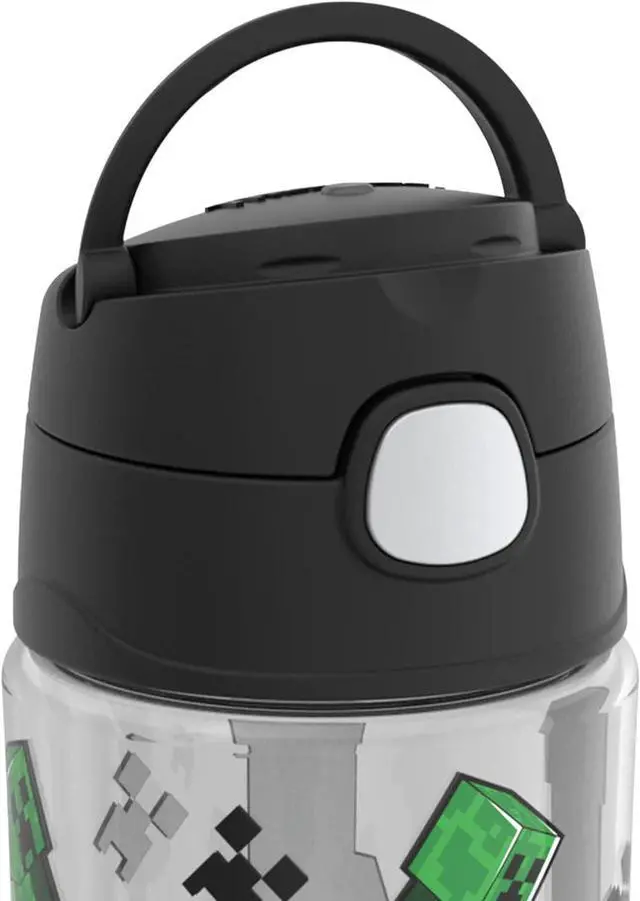 Alt view image 4 of 5 - THERMOS FUNTAINER 16 Ounce Plastic Hydration Bottle with Spout, MINECRAFT