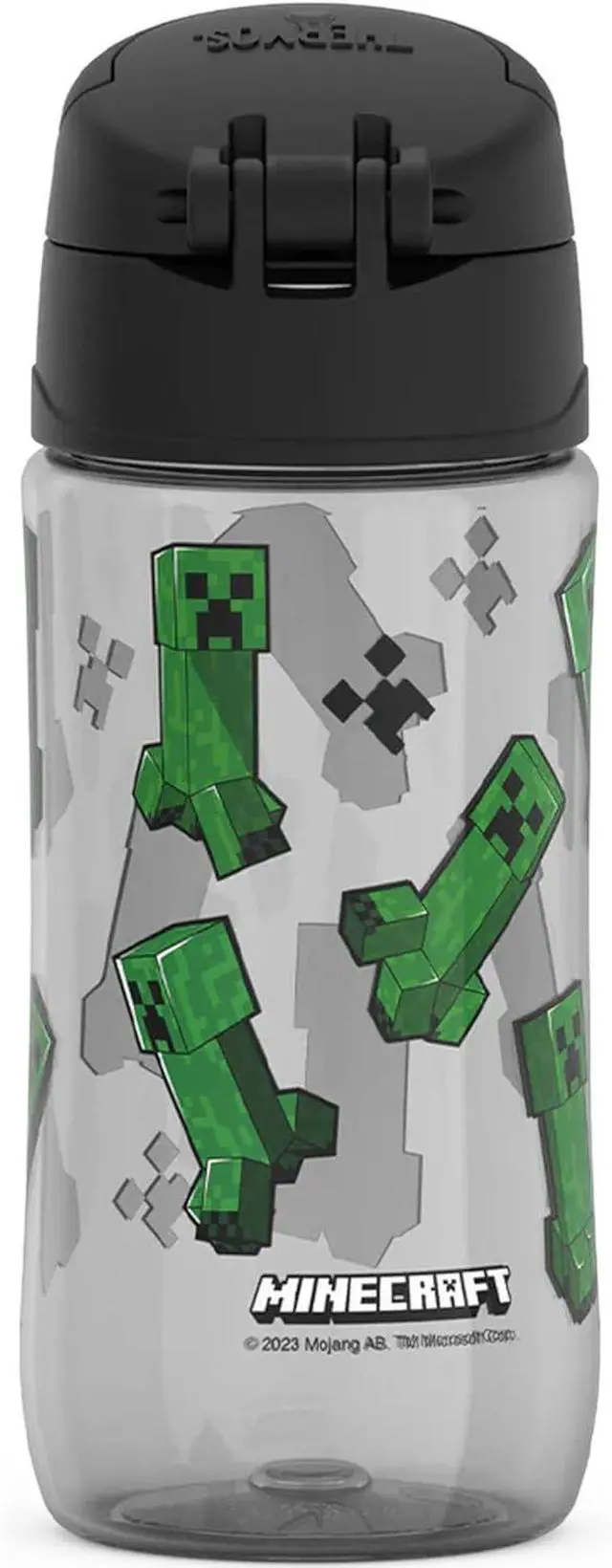 Alt view image 5 of 5 - THERMOS FUNTAINER 16 Ounce Plastic Hydration Bottle with Spout, MINECRAFT