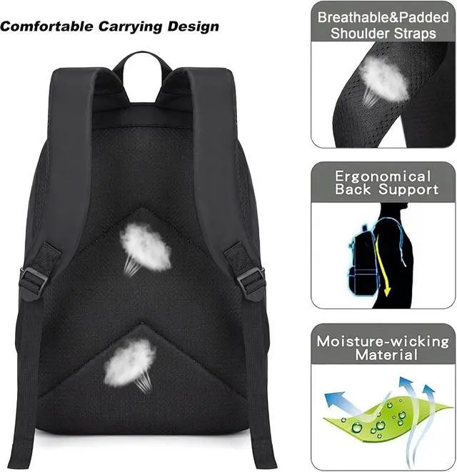Alt view image 4 of 5 - Checkered Backpack for Girls Women Teens, School Backpack College Bookbags Ladies Laptop Backpacks
