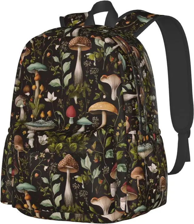 Main image of Mushroom Backpack Book Bags Lightweight Casual Laptop Backpacks Travel Daypack For Man Woman